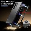 Magnetic Close Aluminum Frame Plastic Back Metal Case For Samsung Galaxy S25 Ultra S24 Ultra S23 S22 S21 Strong Drop Proof Cover