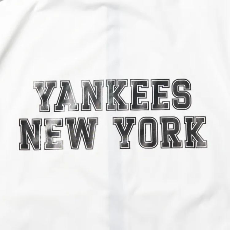 New MLB Jackets Coats Unisex Ivory White 3AWJV0743-50IVS