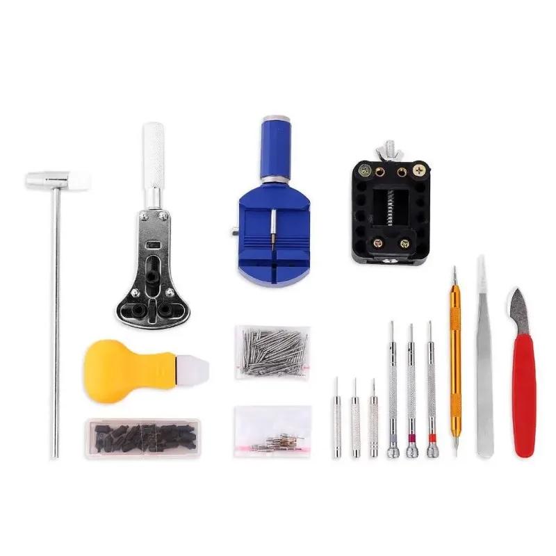 147 Pcs Housing Repair Tool Kit Set Watch Clock Watch Link Pin Dissolving Opener Opener Link Spring Bar Remover Horlogemaker Ger
