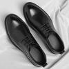 Leather shoes men's 2025 spring and summer new dress breathable casual soft sole men's wedding groom shoes 2025