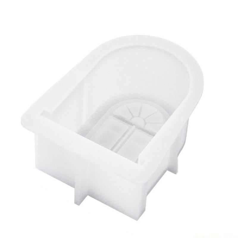 QX2E House Silicone Moulds Epoxys Resin Mould Molds DIY Castings Molds