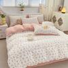 Duvet Cover Set 3pcs 100% Cotton Bedding Set Fashion Floral Quilt Cover Pillowcase Korean Ins Style Comforter Covers (NO SHEET)