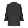 Long Sleeve Linen Shirts For Women Button Down Loose Solid Color Blouse Lightweight Casual Lapel Tunic Tops
