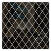 Acrylic Rhombic Mirror Wall Sticker Black Self Adhesive Mirror Tile  Home Wall