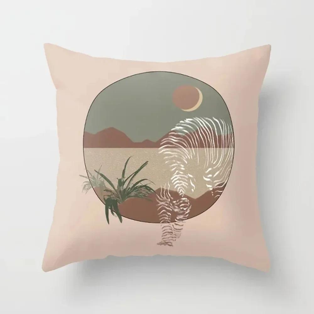Abstract Pattern Decorative Pillow Cover Car Sofa Square Cushion Pillow Cover