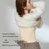 White-Enhancing V-Neck Lace Warm Camisole with Chest Pads - Women's Autumn/Winter Base Layer