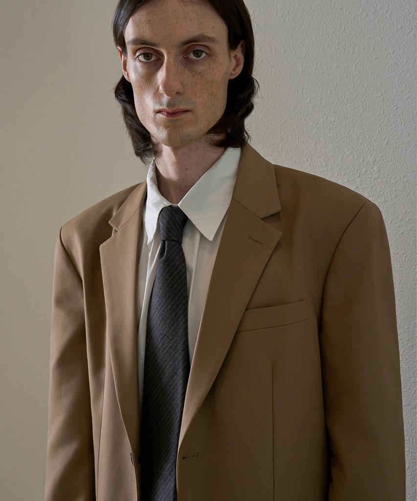 TRIP LE SENS [Gift Box] Two-Tone Stripe Tie_Brown