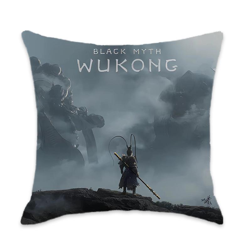 Kissen der New Black Myth Wukong Serie Bequem und weich Auto Zuhause Schlafzimmer Nachttischkissen Kissen
