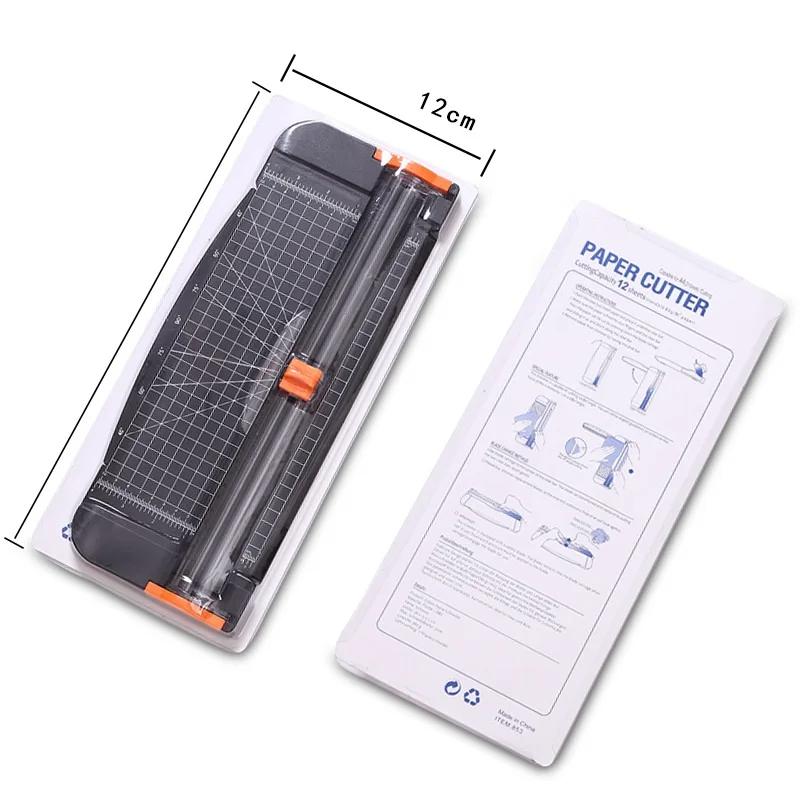 A3/4 Paper Cutter 12 Inch Titanium Paper Trimmer Scrapbooking Tool with Automatic Security Safeguard and Side Ruler Paper Cutter