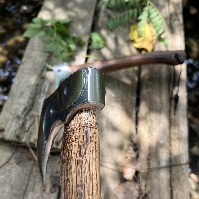 Household All Steel Forging Durable Qinggang Wood Carving Tai Chi Axe Convenient Hand Tool for Chopping Wood and Chopping Wood