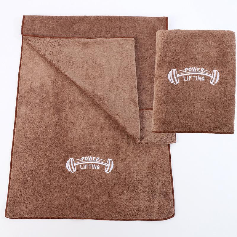 2Pcs Quick Dry Microfiber Sports Towel Highly Absorbent Gym Fitness Sweat Towels