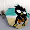 1pc Black Bird Guitarist Outdoor Umbrella - Automatic Opening/Closing, Foldable Design, 8-Rib Iron Frame, Suitable for Fans, Travel, Daily Use, Gift I