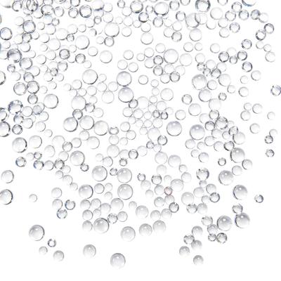 350pcs Clear Acrylic Water Droplets, Half Round Beads, Resin Dew Drop Beads Set for DIY Crafts, Scrapbooking, Card Making
