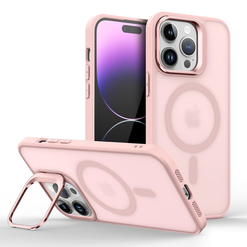 New for Apple 16 Magnetic Phone Case for IPhone 15 Skin Feel Matte 14 Promax Invisible Lens Bracket