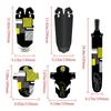 PP Bike Fender Multicolor Saddle Mud Guard Wings Durable Bicycle Mudguard  Outdoor Sports