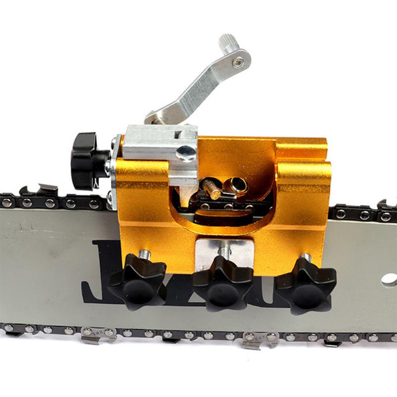 Set portabil de ascuțit pentru ferăstrău cu lanț din oțel inoxidabil + aliaj de ascuțire a lanțului pentru ferăstrău cu lanț