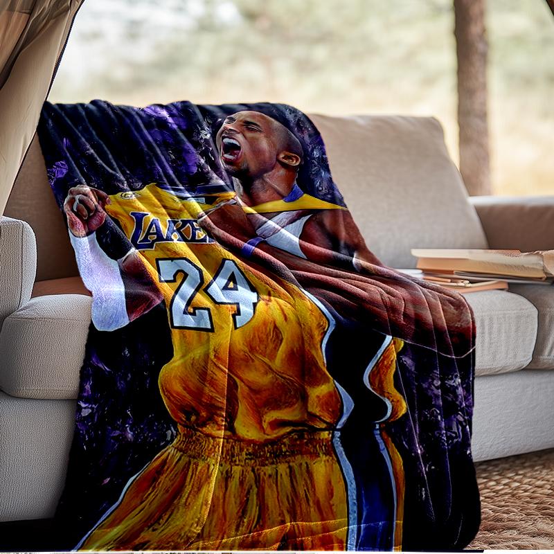 Lakers Legend Celebration Blanket Lightweight Ideal Bedding Blanket Perfect for Travel, Camping, Living Rooms, Offices, Sofas, Fan Christmas gift