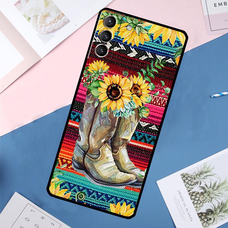 Girly Forest Witch Cowgirl Rodeo Case For Samsung Galaxy S25 Ultra S21 S22 S23 S24 Ultra S9 S10 Plus S20 FE S25 FE Back Cover