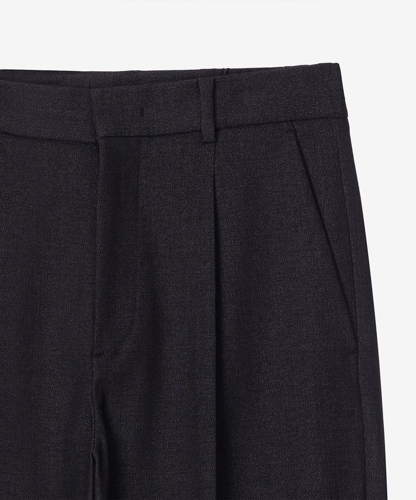 MINDBRIDGE [Couture] Denim-Like Wide One-Pleat Pants Mypt6173