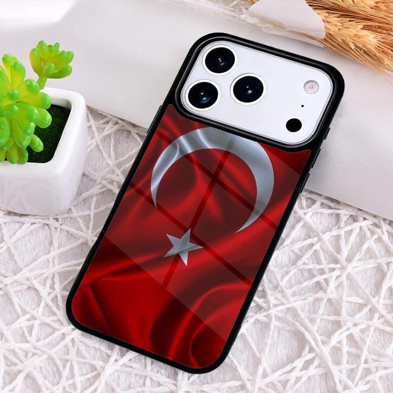 Turkey Turkish Flag Shockproof Phone Case for iPhone 17 Air 16e 15 11 12 14 13 Pro Max Cover Coque