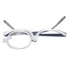 Vergrößerungs-Make-up-Brille Faltbare Einlinsen-Augen-Make-up-Brille für Frauen Großmutter +2.50