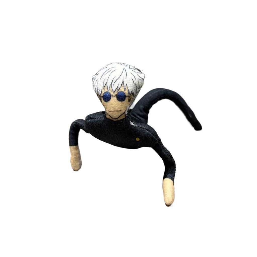Anime Ryomen Sukuna plyšová panenka 26 cm Gojo Satoru plyšové panenky Abstraktní kloubová flexibilní dekorace do pokoje JJK plyšová hračka Unisex dárky