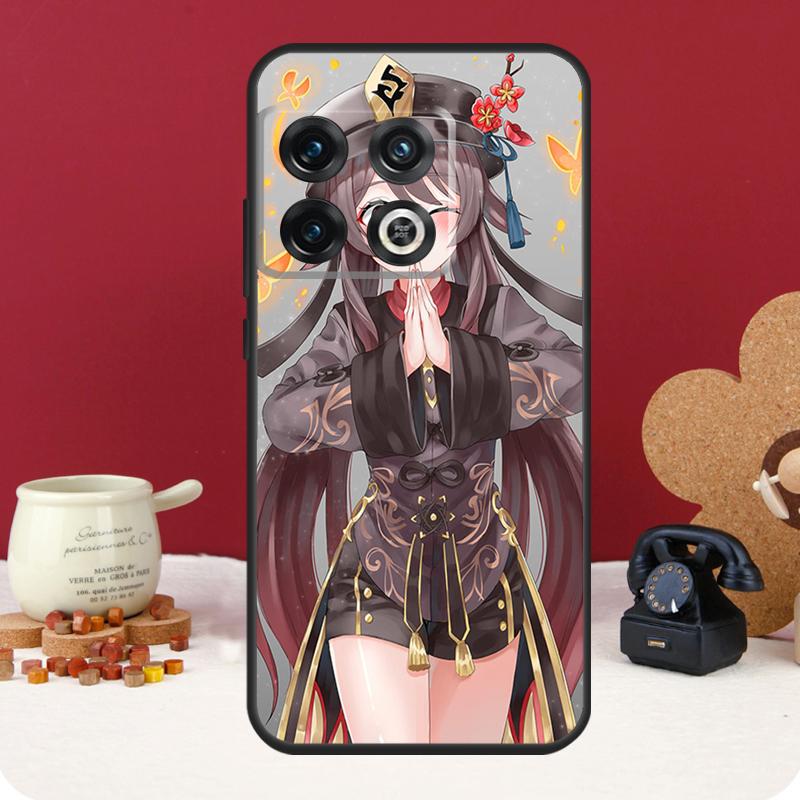 Hu Tao Genshin Impact Cover For OnePlus Nord 4 CE 3 2 Lite N30 N20 N10 OnePlus 10T 8T 13R 12R 13 12 11 10 Pro Case