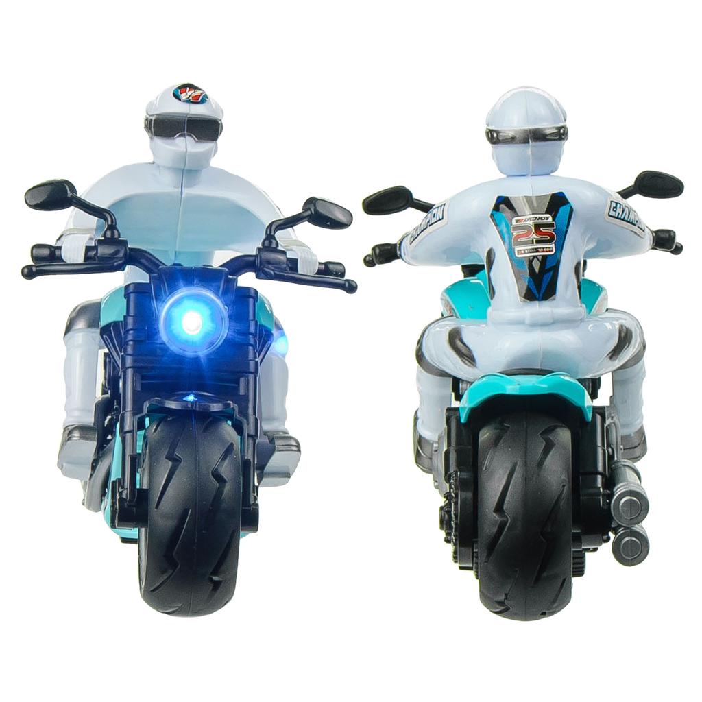 Motocykl Model Zabawkowy Motor Efekty Światło Dźwięki Napęd