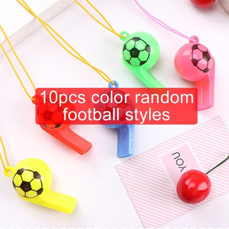 

5/10pcs Whistle with Rope Stainless Steel/Plastic Cartoon Cute Outdoors Party Supplies Tools Noise Manufacturing Products TMZ