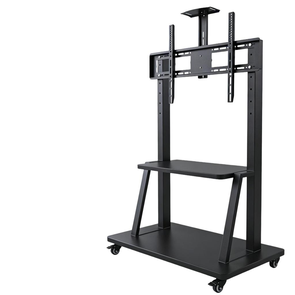 Commercial TV Stand with Wheels for 65/75/85 Inch Models – Mobile Vertical Floor Trolley