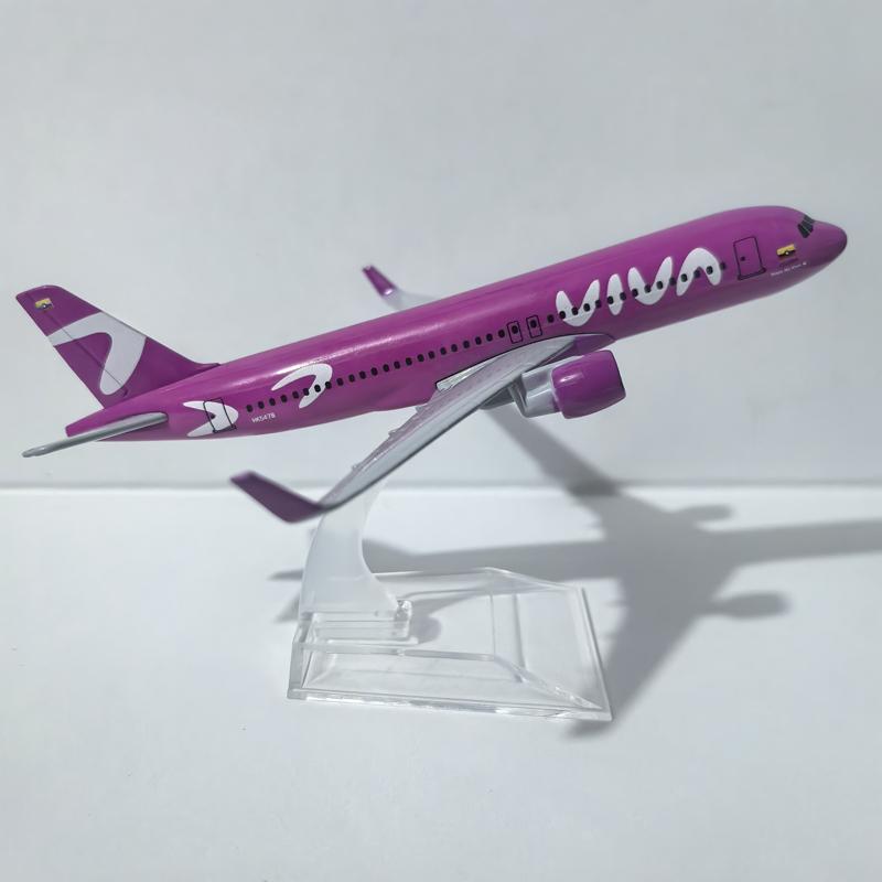 16CM Columbia A320 Aircraft Model Planel Airplane Diecast Metal Planes Collect Gifts