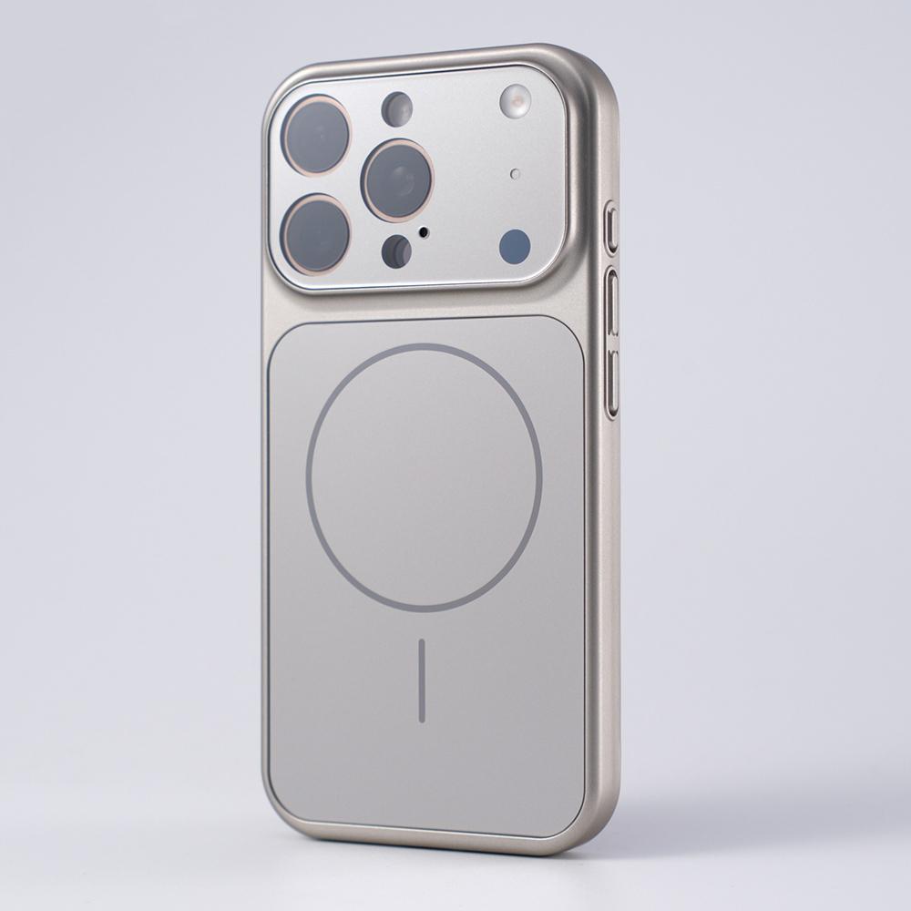 Luxury Plating Matte Glass Camera Protect Phone Case For iPhone 17 16 15 14 13 Pro Max 17Pro 17 Air For Magsafe Magnetic Cover