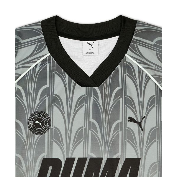 Puma Color Block Raglan Short Sleeve Soccer Jersey Men tops 950412-01
