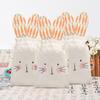 Festival Drawstring Gift Bags Burlap Gift Packaging Bags Rabbit Candy Bags  Party Favors