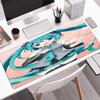 Hatsune Miku Theme Mouse Pad, Non Slip Rubber Base, Multifunctional Office & Home Decor, Perfect for Workspace Personalization.