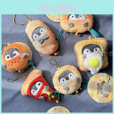 Cartoon Penguin Plush Keychain With Pp Cotton Filling For School Bag Accessory
