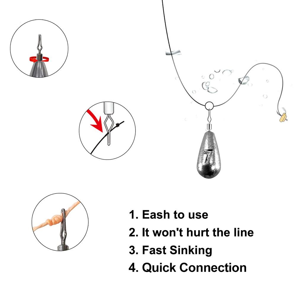 25 Buc. Plumbi Pescuit Drop Shot Formă Bară 3.5g 5g 7g 10g 14g 20g Accesorii Pescuit Știucă Glonț Pentru Echipament Pescuit Biban