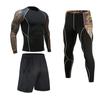 Men's Quick-Dry Long Sleeve Sports Set - Fitness & Basketball Training Suit