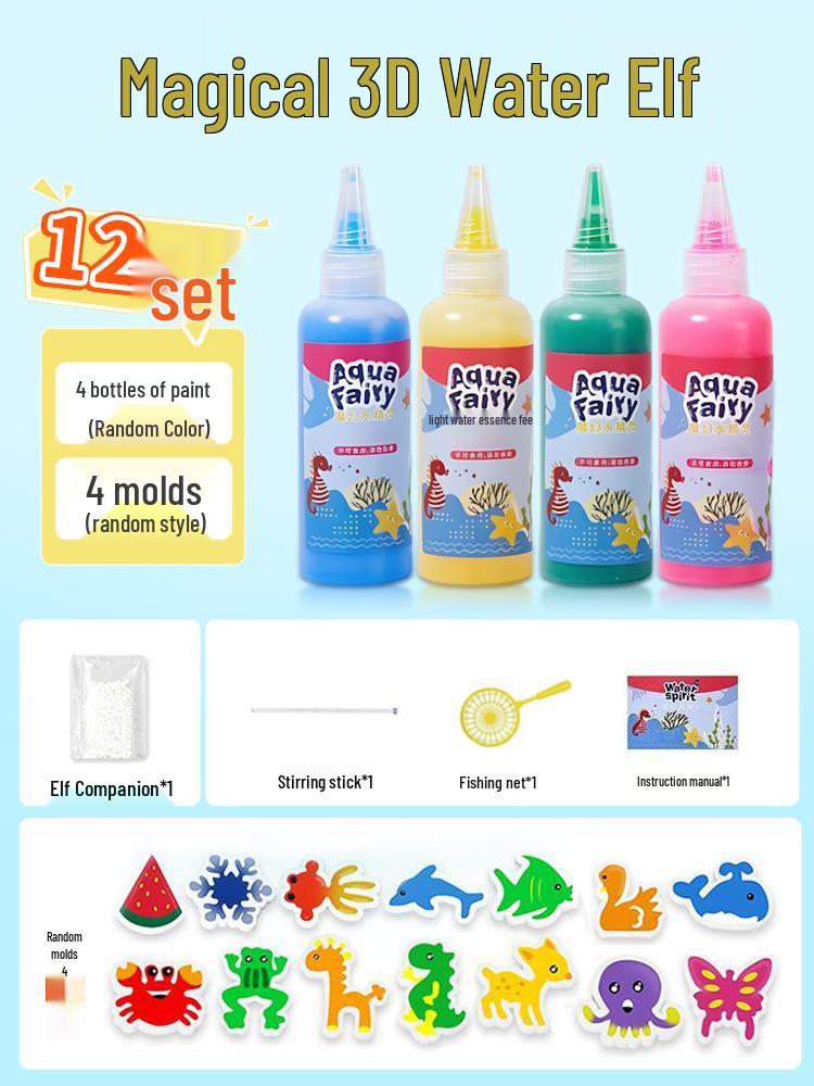 DIY Magisches Wasser Baby Bastelset für Kinder - Lernspielzeug für Mädchen