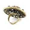 Les Trésors De Lily [J2043] - Multicolored Gold 'Sissi' Designer Ring