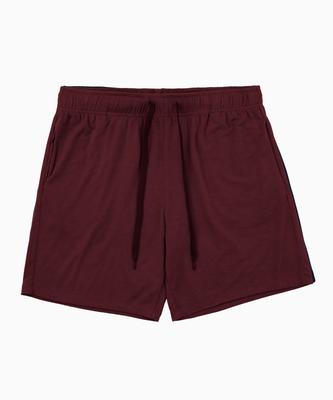 Deodeulimeo Serin Kaygan Şort Bordo