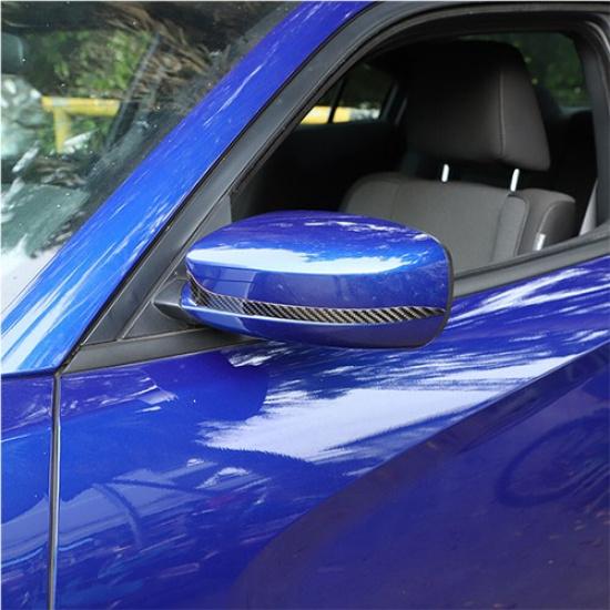 Side Door Rearview Mirror Sticker Trim Strip Cover For Dodge Charger 15+Exterior