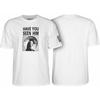 New Powell Peralta Skateboard Shirt Animal Chin White