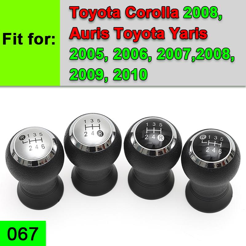Pro Toyota Corolla Auris Yaris Páka Řadicí páka AYGO a RAV4 Yaris VITZ 5/6 rychlostní Kryt hlavice řadicí páky Odznak Kryt řadicí páky