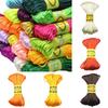 3mm 20M Chinese Knot Satin Nylon Braided Cord Macrame Beading Rattail Cords Multi-colored