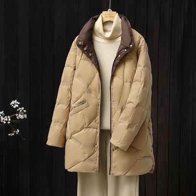 Winter Lightweight Down Jacket for Women Stand Collar Women Down Jackets Female Casual Loose Ultra Duck Down Warm Coat