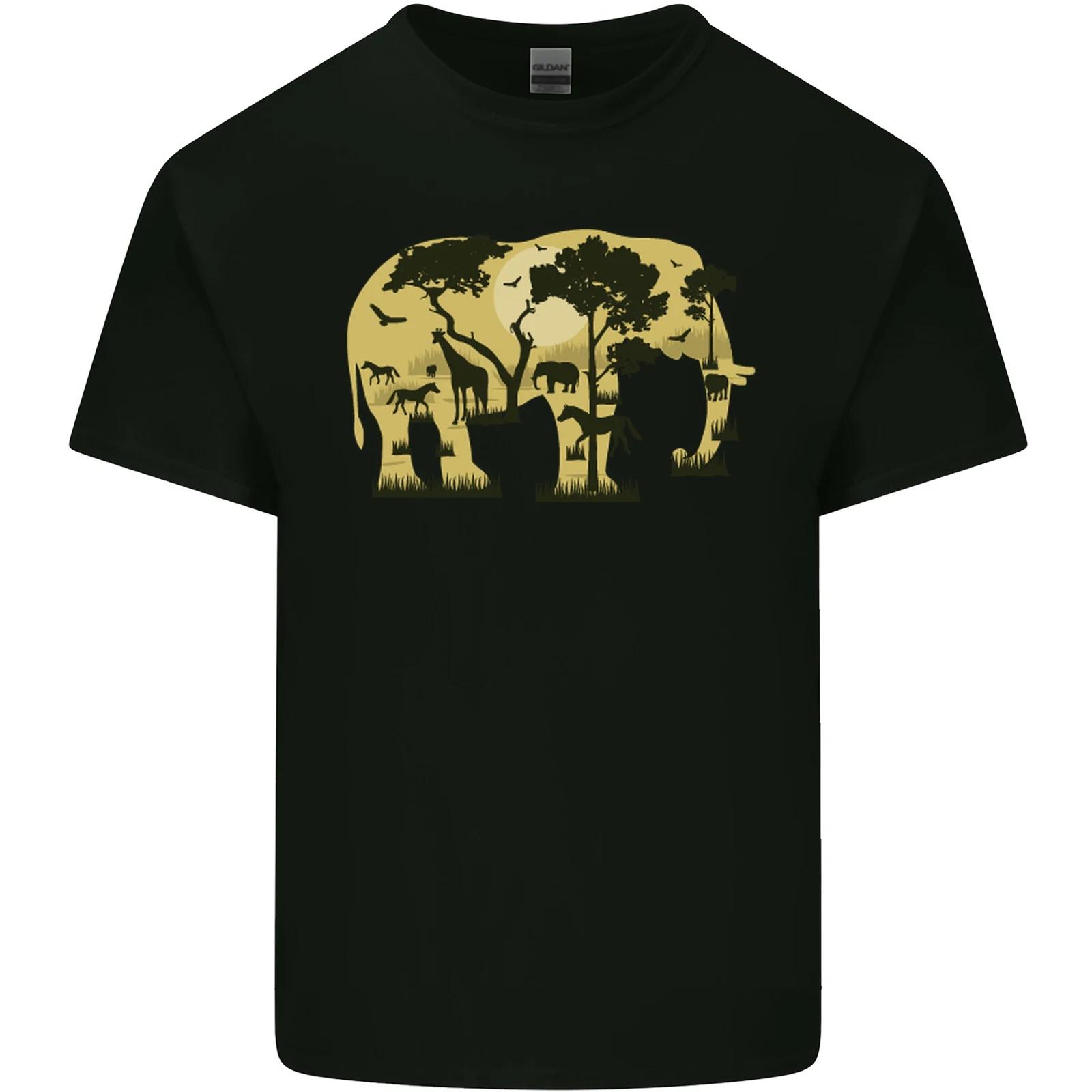 Elephant Ecology Animal Kids T-Shirt Childrens M