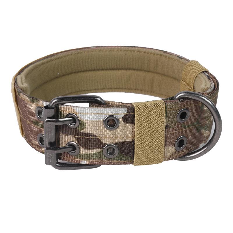 Outdoor Tactical Nylon Dog Collar with Liftable Handle