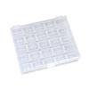 Bobbin Lock Core Storage Box with 25/36 Compartments - Clear Plastic Sewing Machine Spool Organizer.