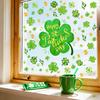 St Patrick‘s Day Window Cling Static Decal for Glass Irish Holiday Festival Home Decor Removable Reusable